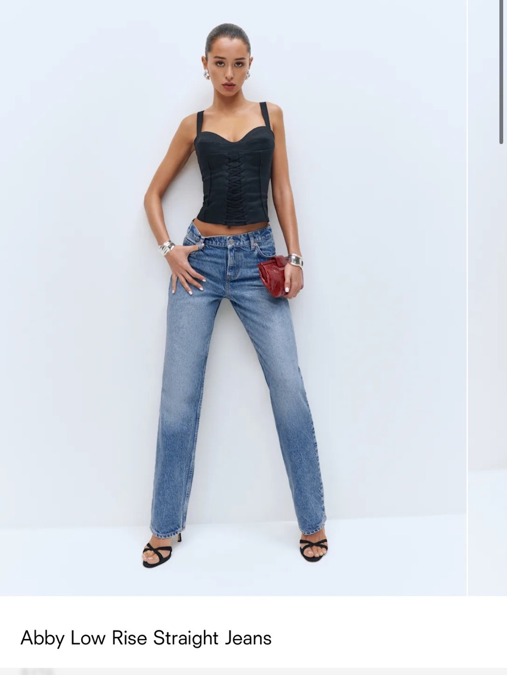 Reformation Low Rise Straight Jeans